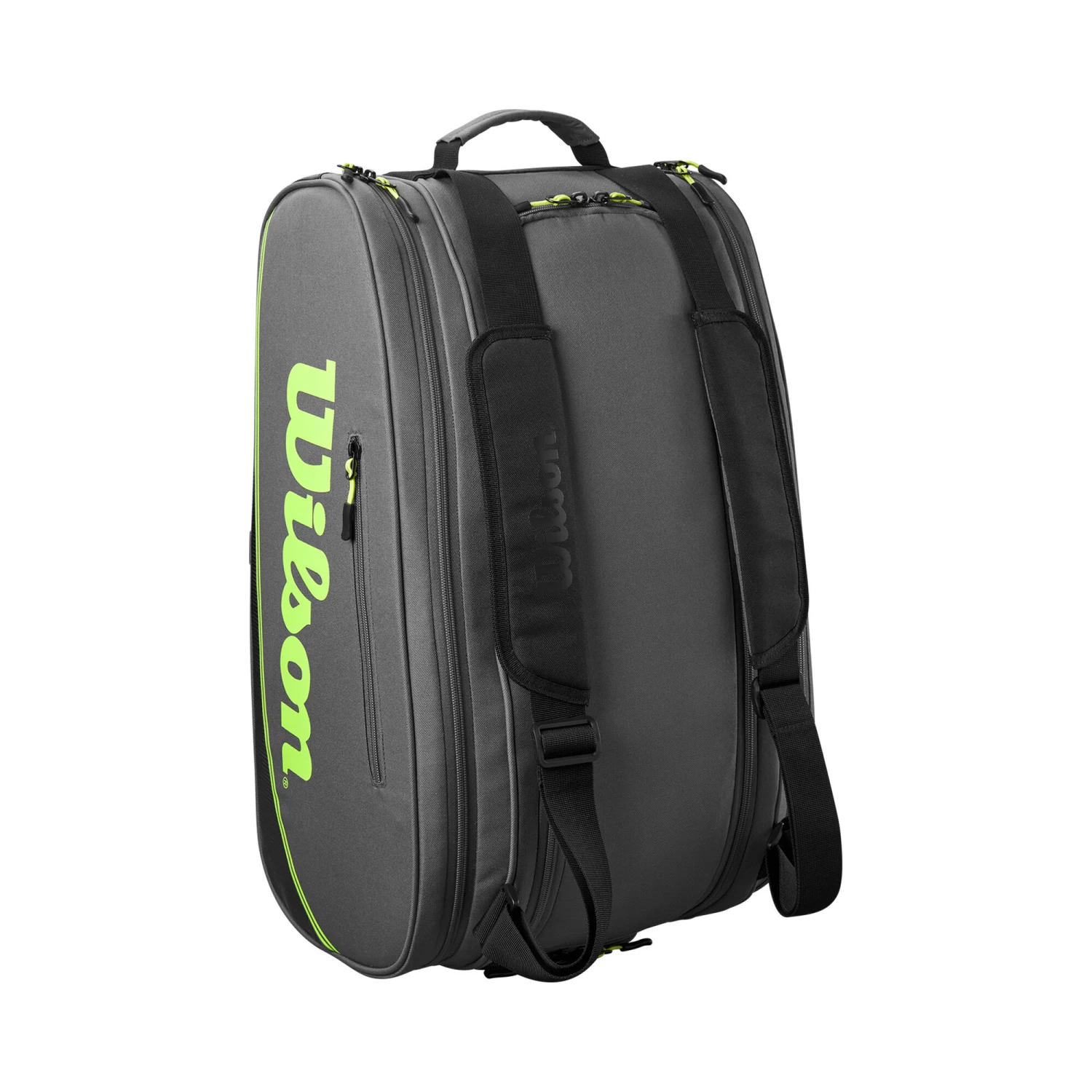 Wilson Tour Blade Padel Racket Bag - Black, Green 2 Wilson Tour Blade Padel Racket Bag - Black, Green - Image 2