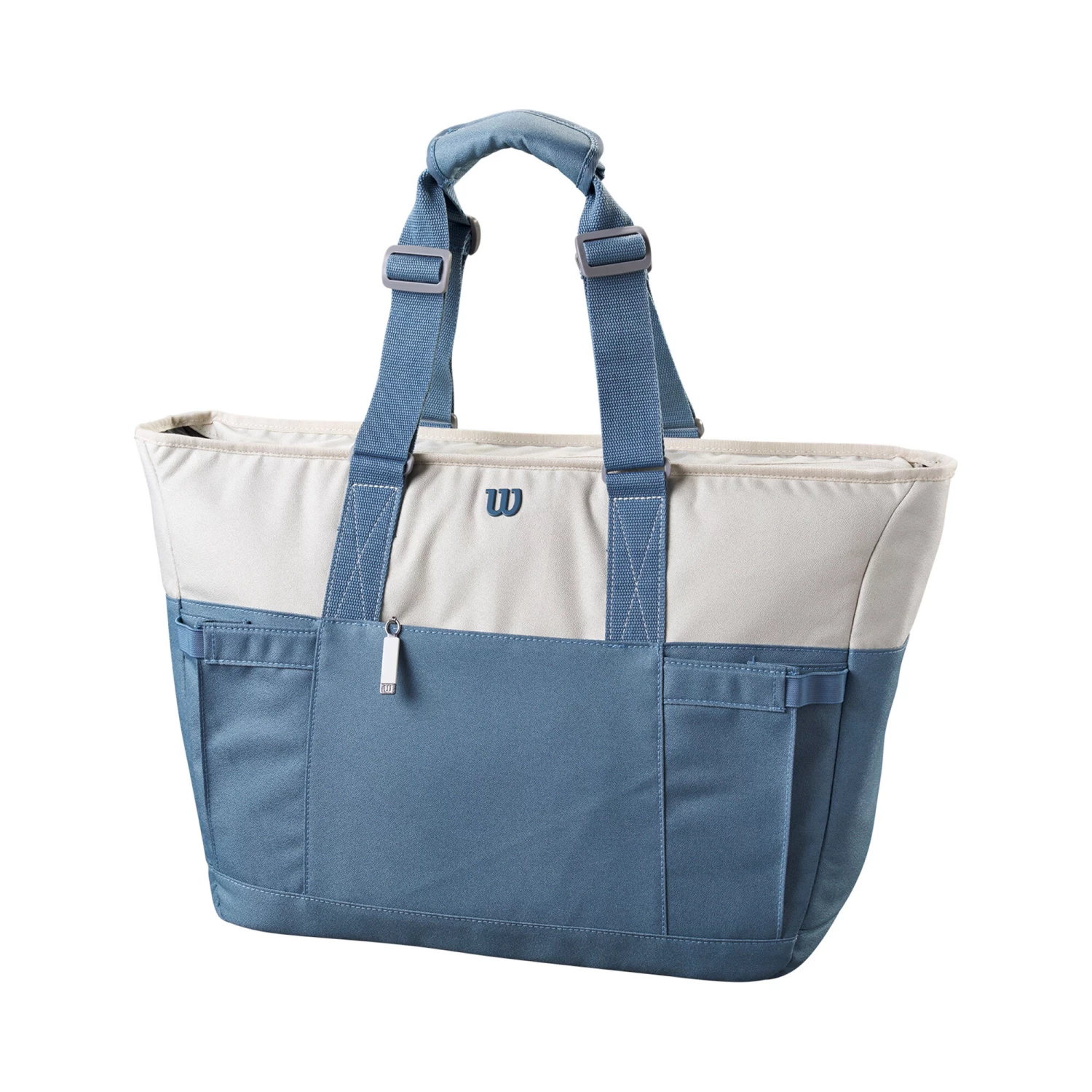 Wilson Women's Tote Padel Sports Bag - Blue, Cream 1 Wilson Women's Tote Padel Sports Bag - Blue, Cream