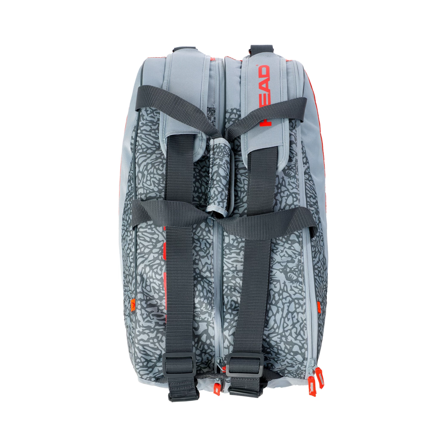 Head Elite Padel Supercombi Padel Racket Bag - Grey, Orange 2 Head Elite Padel Supercombi Padel Racket Bag - Grey, Orange - Image 2