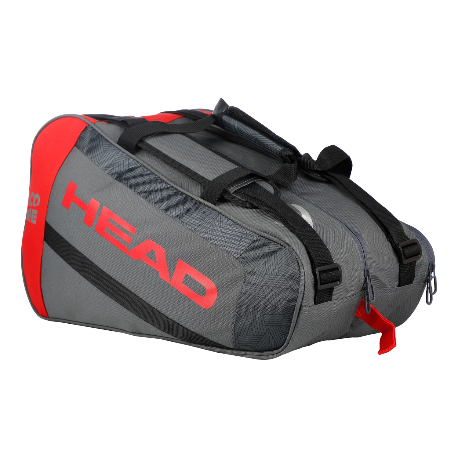 Head Core Padel Combi Padel Racket Bag - Anthracite, Red 6 Head Core Padel Combi Padel Racket Bag - Anthracite, Red - Image 6