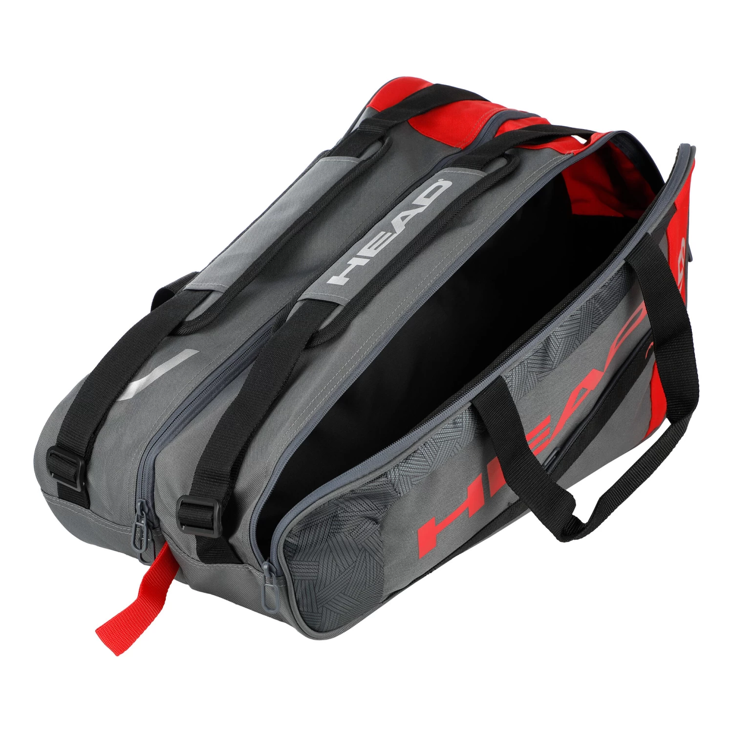 Head Core Padel Combi Padel Racket Bag - Anthracite, Red 3 Head Core Padel Combi Padel Racket Bag - Anthracite, Red - Image 3