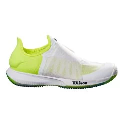 Wilson Kaos Mirage All Court Shoe Men - White, Neon Yellow