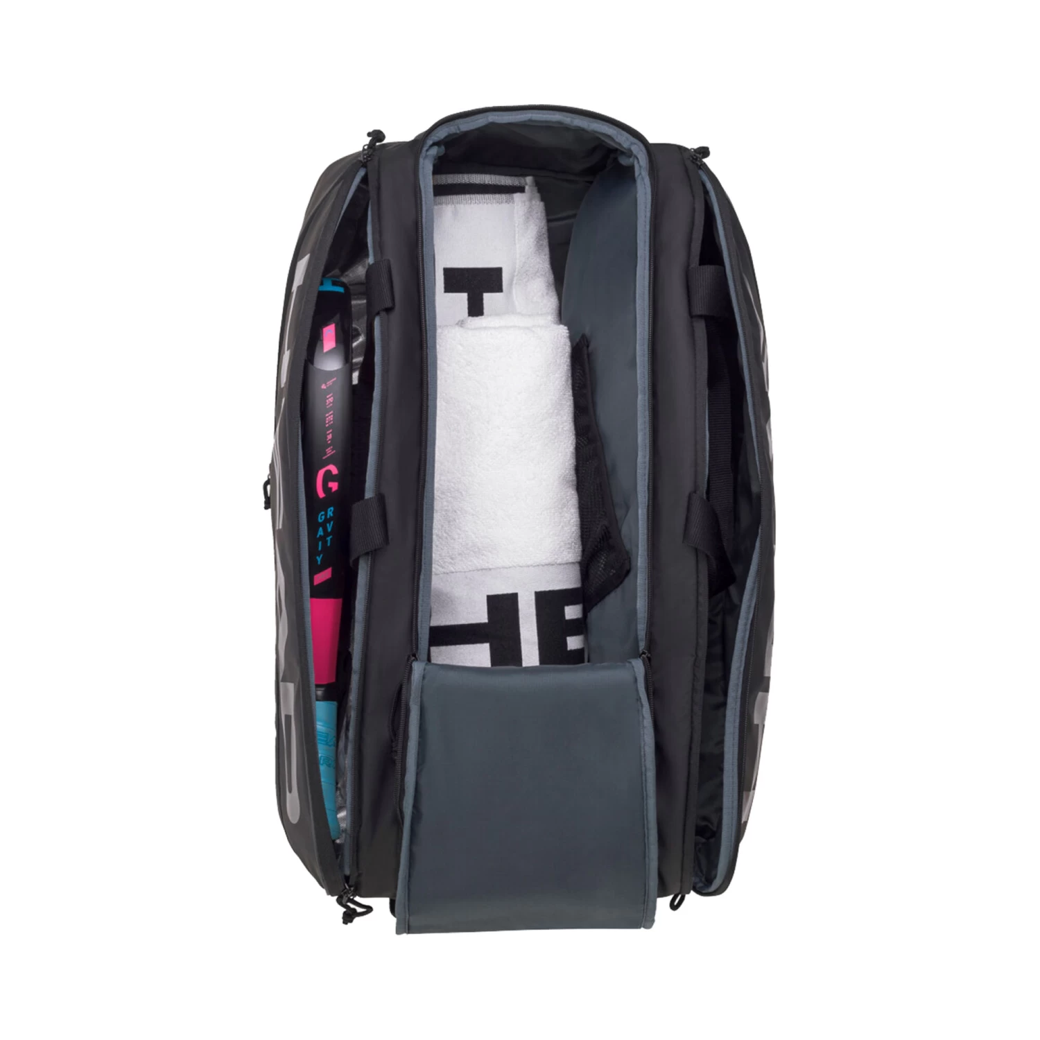 Head Pro X Padel Racket Bag - Black 3 Head Pro X Padel Racket Bag - Black - Image 3