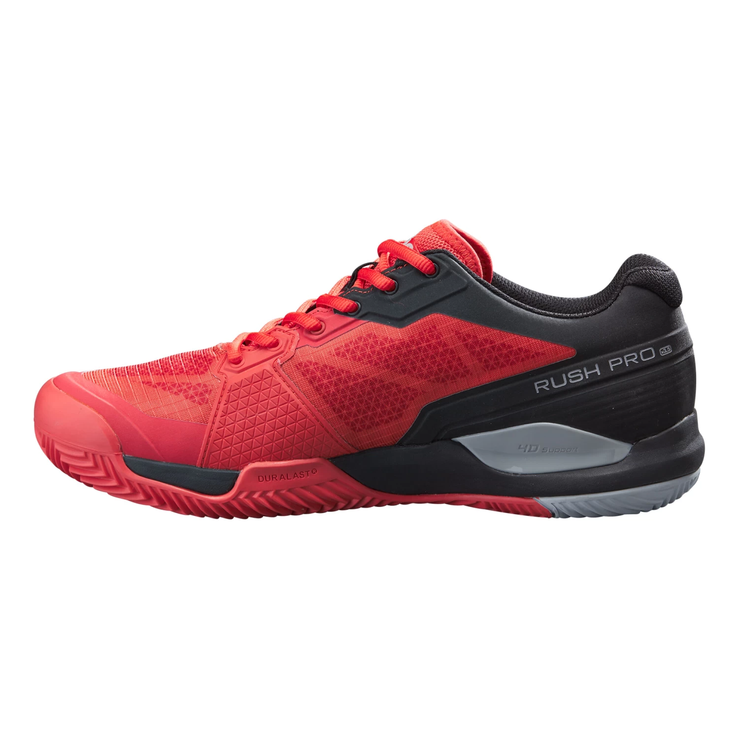 Wilson Rush Pro 3.5 Clay Court Shoe Men - Red, Black 2 Wilson Rush Pro 3.5 Clay Court Shoe Men - Red, Black - Image 2
