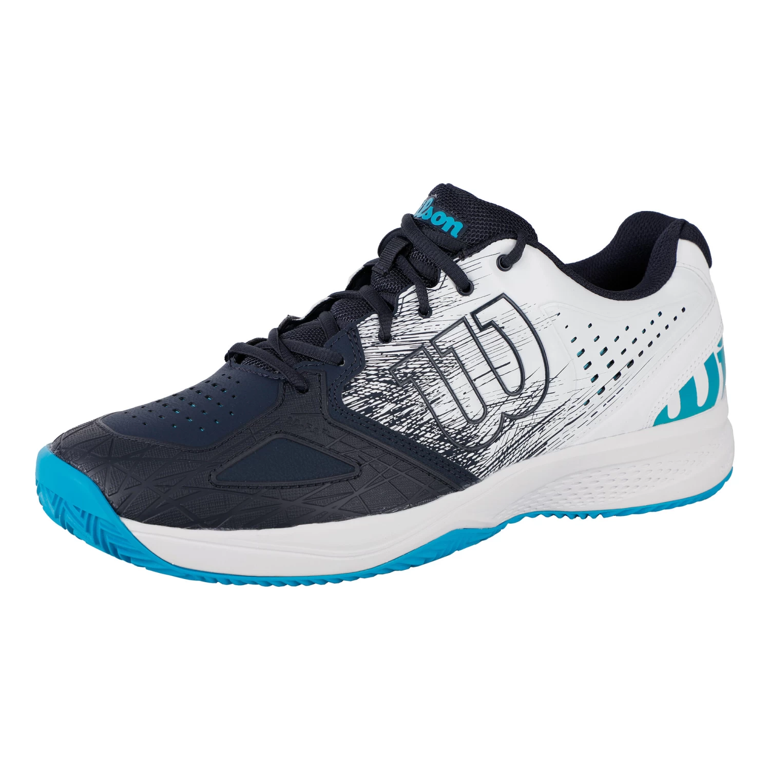 Wilson Kaos Comp 2.0 CC Ultra Clay Court Shoe Special Edition Men - White, Dark Blue 4 Wilson Kaos Comp 2.0 CC Ultra Clay Court Shoe Special Edition Men - White, Dark Blue - Image 4