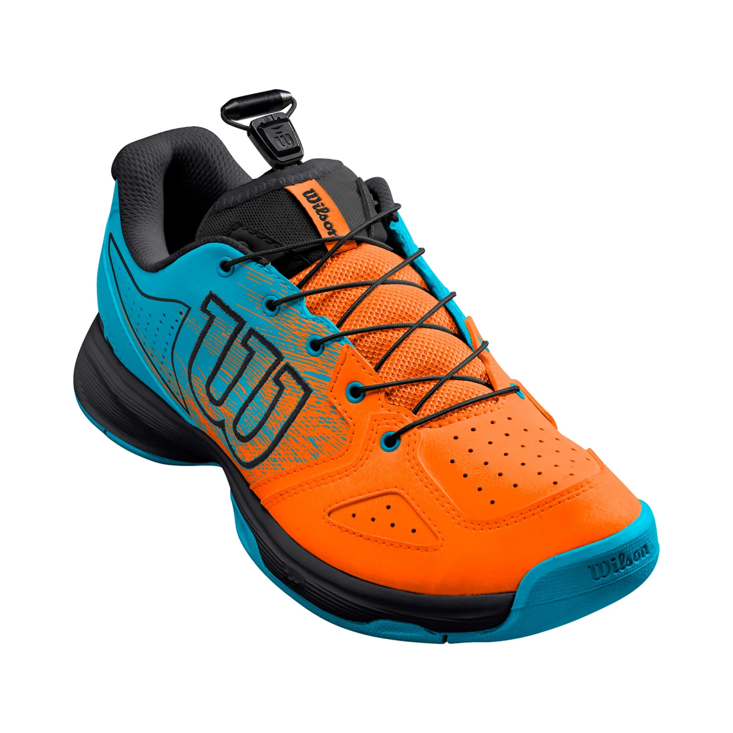 Wilson Kaos Bela Jr. Padel Shoe Kids - Orange, Turquoise 2 Wilson Kaos Bela Jr. Padel Shoe Kids - Orange, Turquoise - Image 2