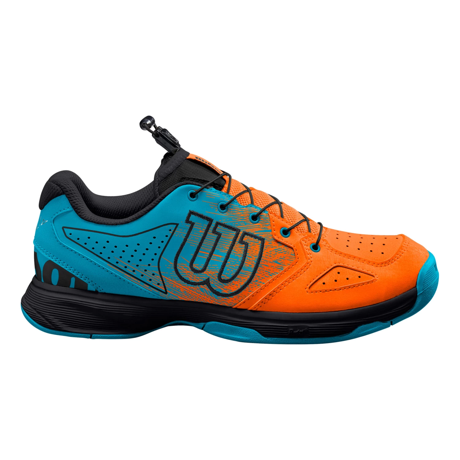 Wilson Kaos Bela Jr. Padel Shoe Kids - Orange, Turquoise 1 Wilson Kaos Bela Jr. Padel Shoe Kids - Orange, Turquoise