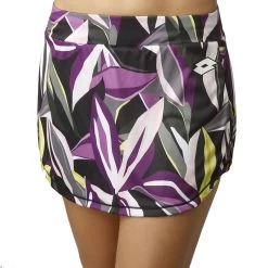 Lotto Popflower Printed Skirt Women - Black, Multicoloured