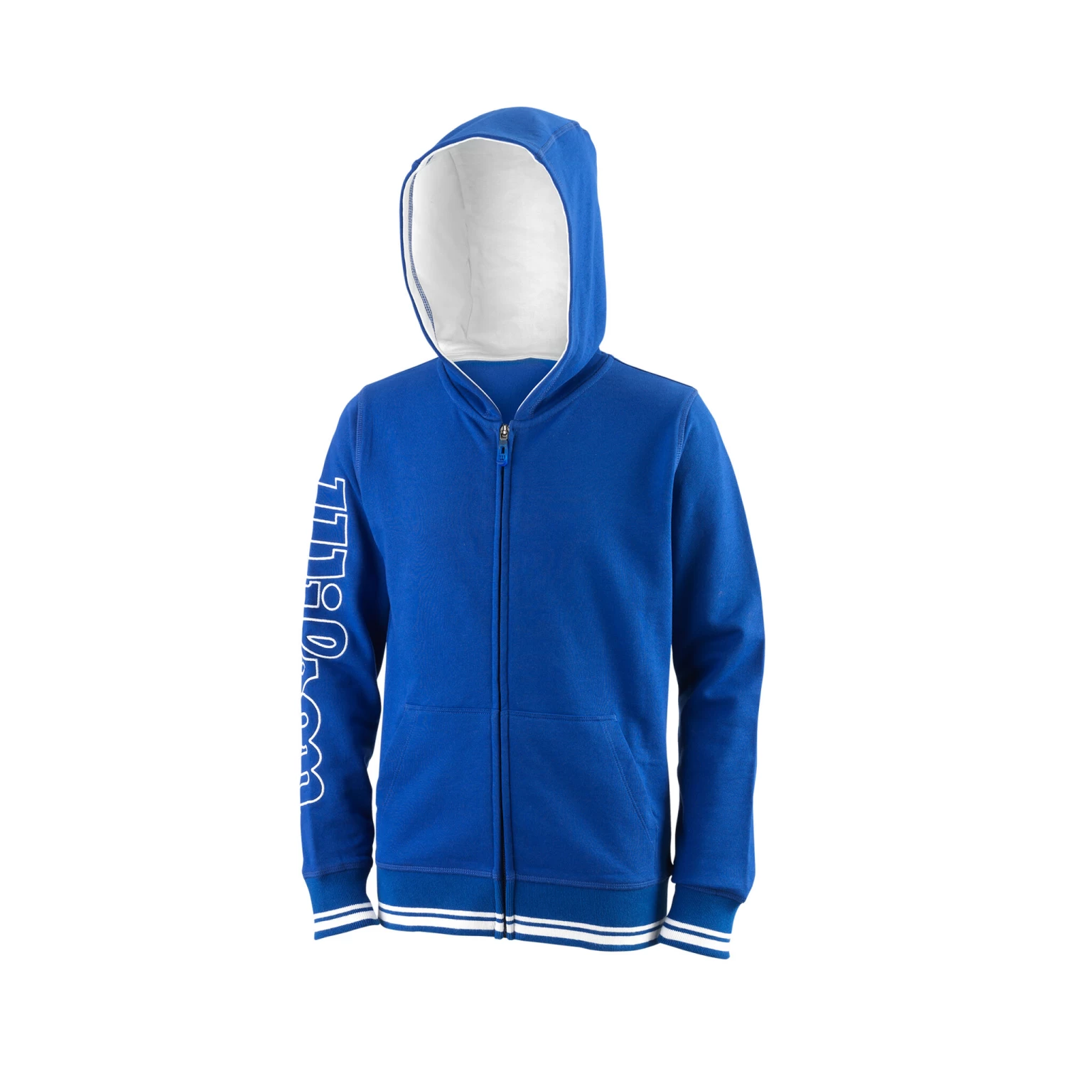 Wilson Team Zip Hoodie Boys - Blue, White 1 Wilson Team Zip Hoodie Boys - Blue, White