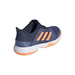 ADIDAS Adizero Club All Court Shoe Kids - Dark Blue, Orange -Sports Supplies Shop 05038000 0 2