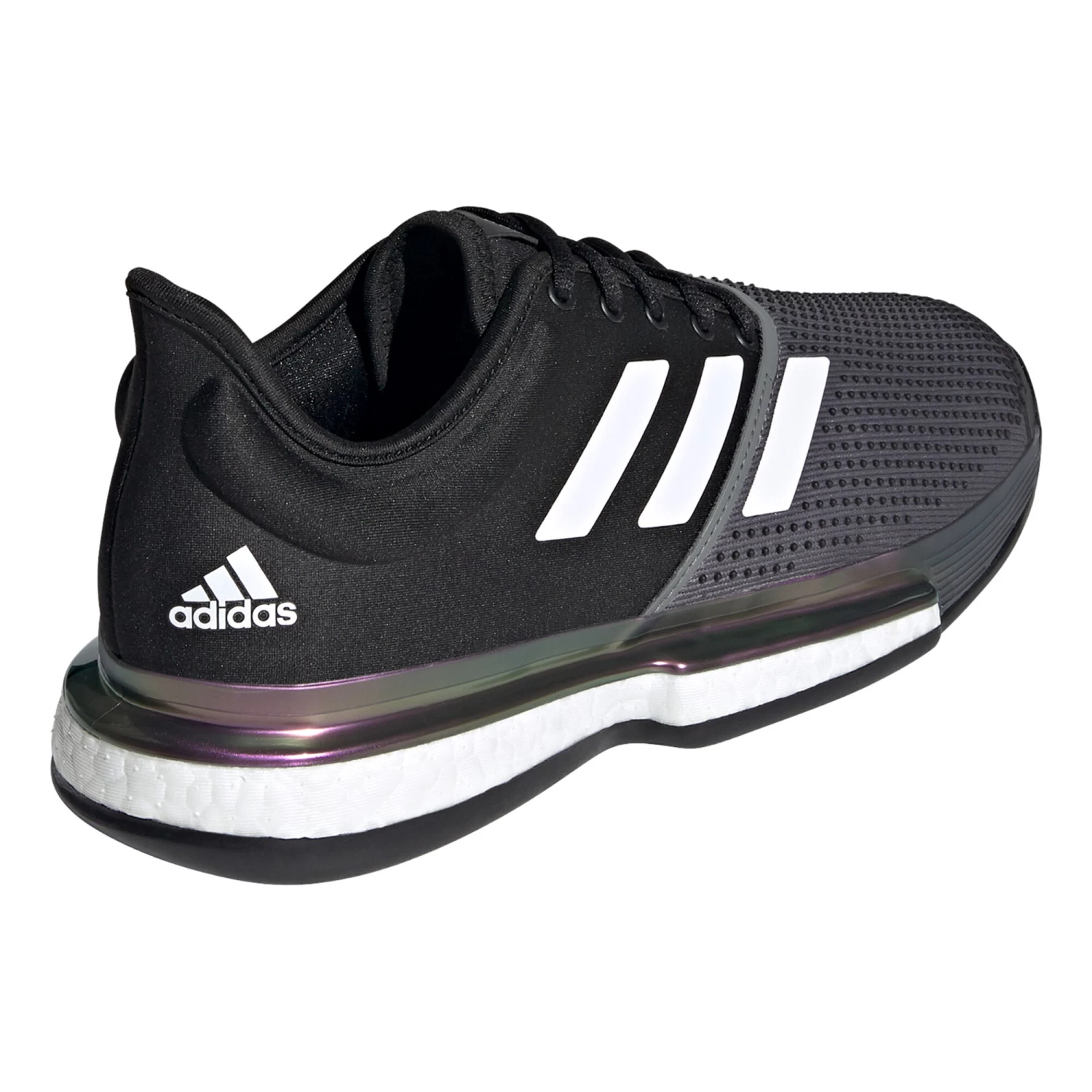 ADIDAS SoleCourt Primeblue Clay Court Shoe Men - Black, Grey 6 ADIDAS SoleCourt Primeblue Clay Court Shoe Men - Black, Grey - Image 6