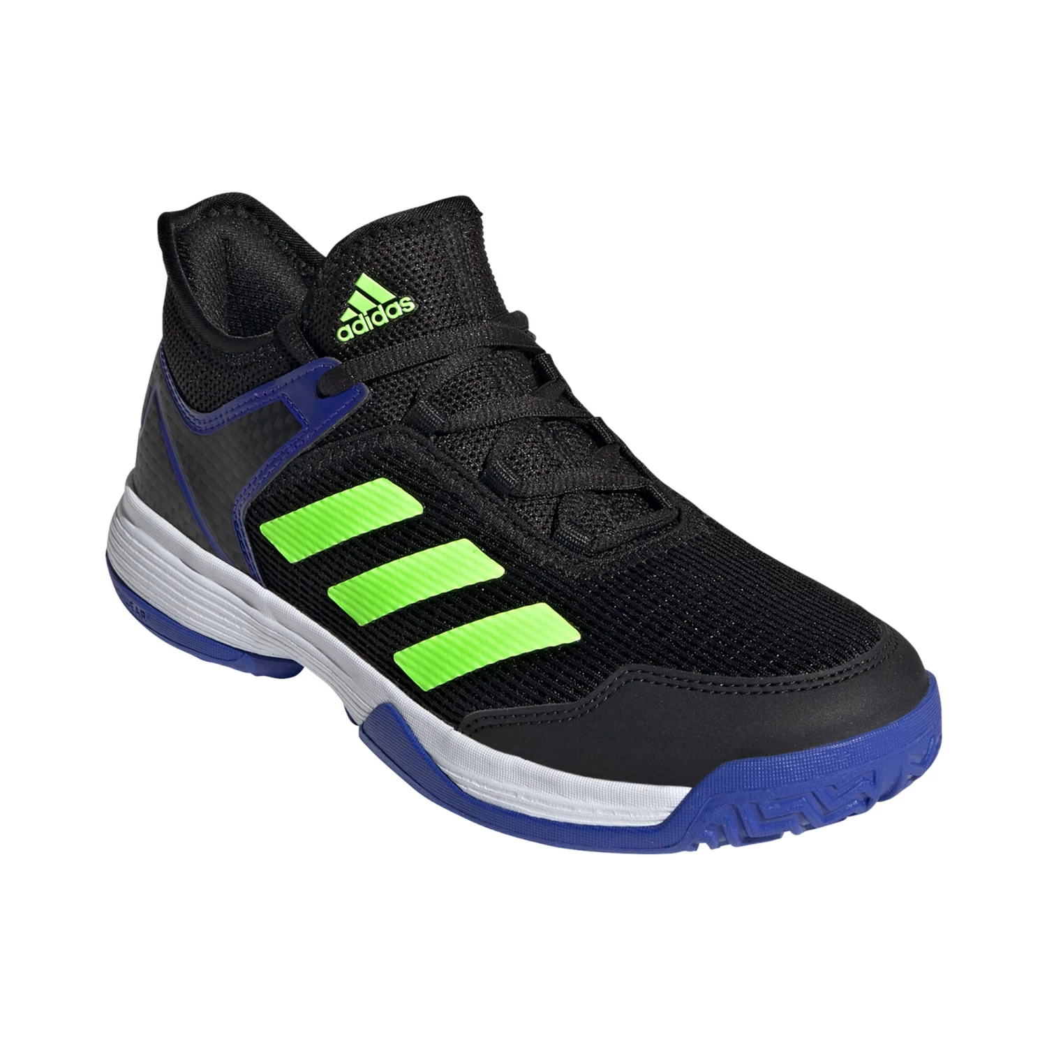 ADIDAS Ubersonic 4k All Court Shoe Kids - Black, Neon Green 3 ADIDAS Ubersonic 4k All Court Shoe Kids - Black, Neon Green - Image 3