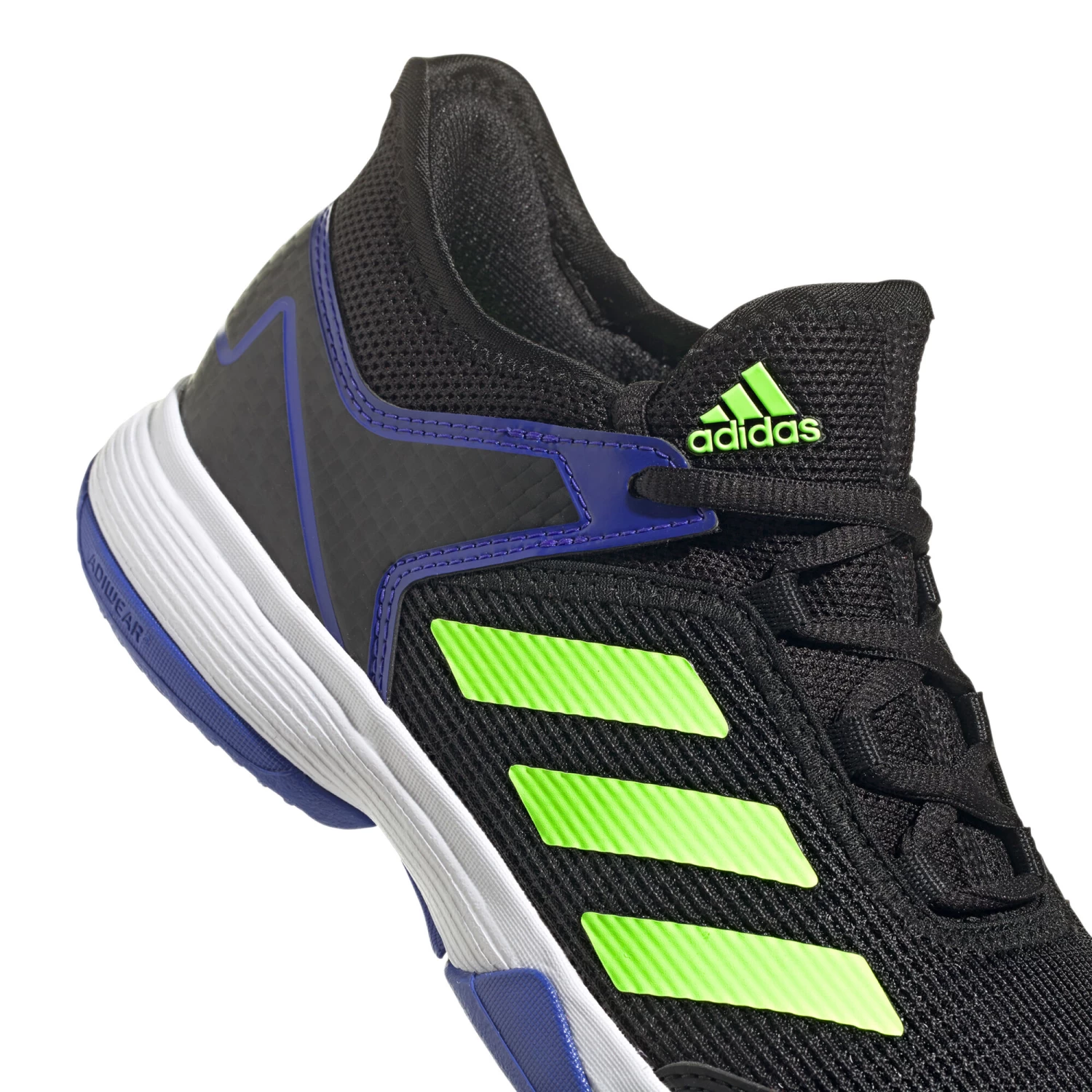 ADIDAS Ubersonic 4k All Court Shoe Kids - Black, Neon Green 7 ADIDAS Ubersonic 4k All Court Shoe Kids - Black, Neon Green - Image 7