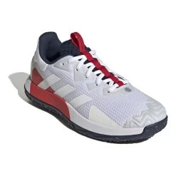 ADIDAS Sole Match Control OC Padel Shoe Men - White, Dark Red 10 ADIDAS Sole Match Control OC Padel Shoe Men - White, Dark Red -Sports Supplies Shop 05482000 000