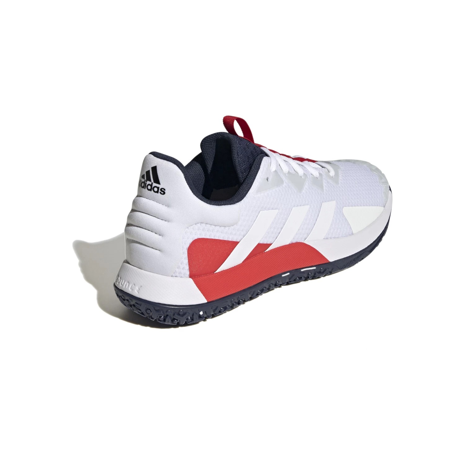 ADIDAS Sole Match Control OC Padel Shoe Men - White, Dark Red 5 ADIDAS Sole Match Control OC Padel Shoe Men - White, Dark Red - Image 5