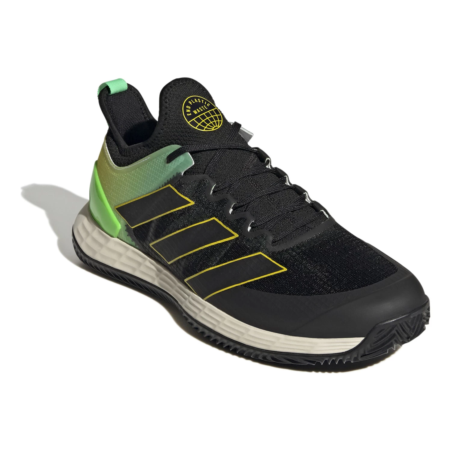 ADIDAS Adizero Ubersonic 4 Clay Court Shoe Men - Black, Green 3 ADIDAS Adizero Ubersonic 4 Clay Court Shoe Men - Black, Green - Image 3