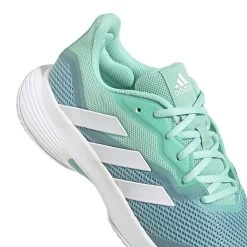 ADIDAS CourtJam Control All Court Shoe Women - Green, White -Sports Supplies Shop 05564000 10