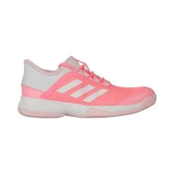 ADIDAS Adizero Club All Court Shoe Kids - Pink, White