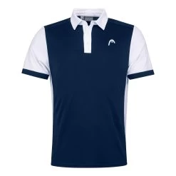 Head Davies Polo Men - Dark Blue, White