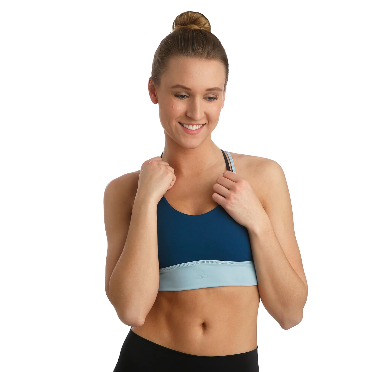 ADIDAS All Me Limitless Sports Bras Women - Blue, Light Blue 3 ADIDAS All Me Limitless Sports Bras Women - Blue, Light Blue - Image 3