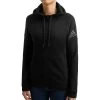 ADIDAS ID Stadium Zip Hoodie Women - Black, Dark Grey