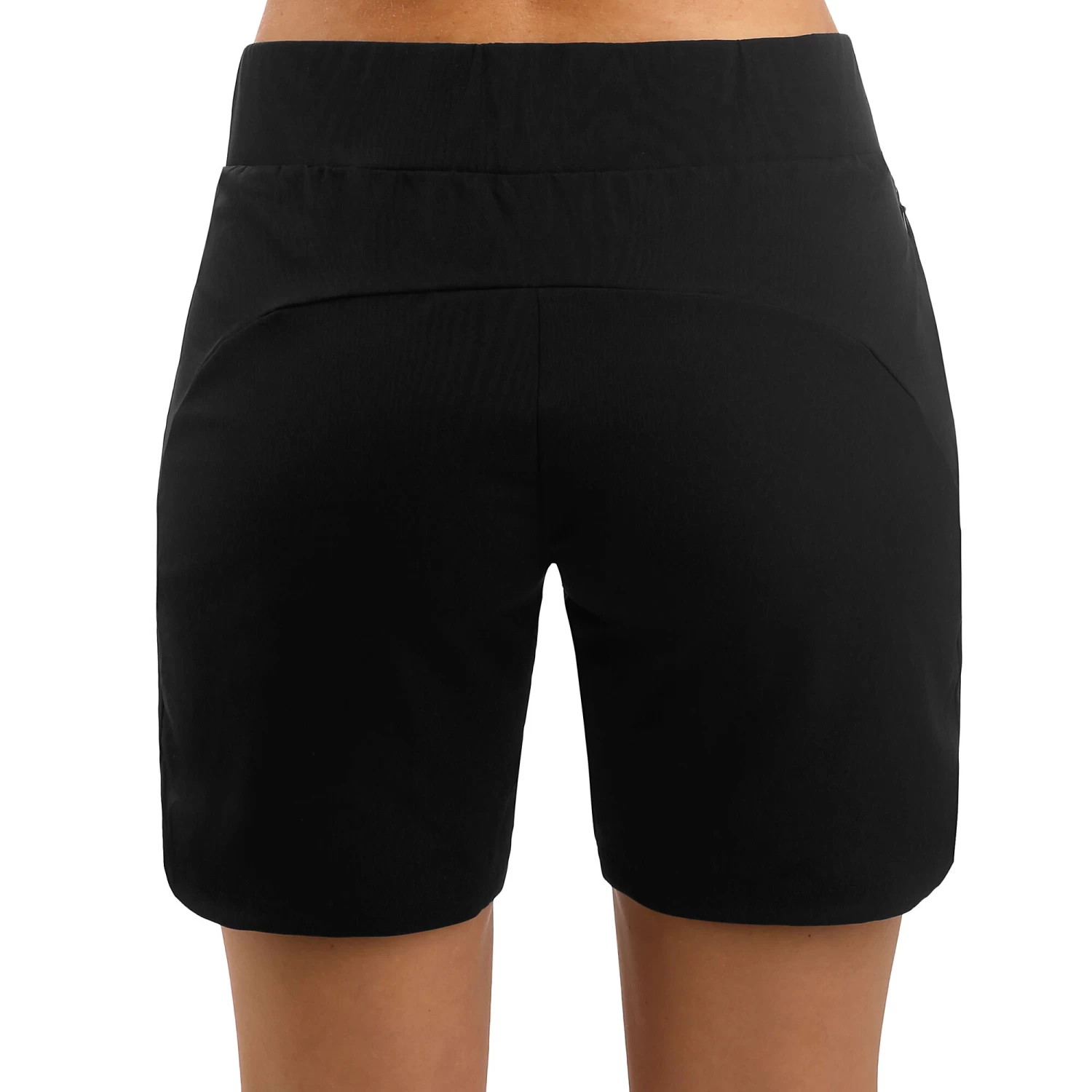 ADIDAS Knee Length Shorts Women - Black, Silver 2 ADIDAS Knee Length Shorts Women - Black, Silver - Image 2