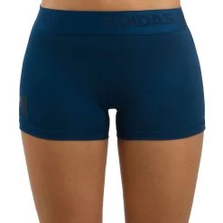ADIDAS AlphaSkin Sport 3in Ball Shorts Women - Blue, Dark Grey