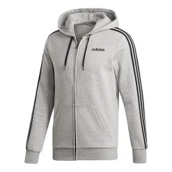 ADIDAS Essentials 3 Stripes Zip Hoodie Men - Lightgrey, Black 14 ADIDAS Essentials 3 Stripes Zip Hoodie Men - Lightgrey, Black -Sports Supplies Shop 11755000 000