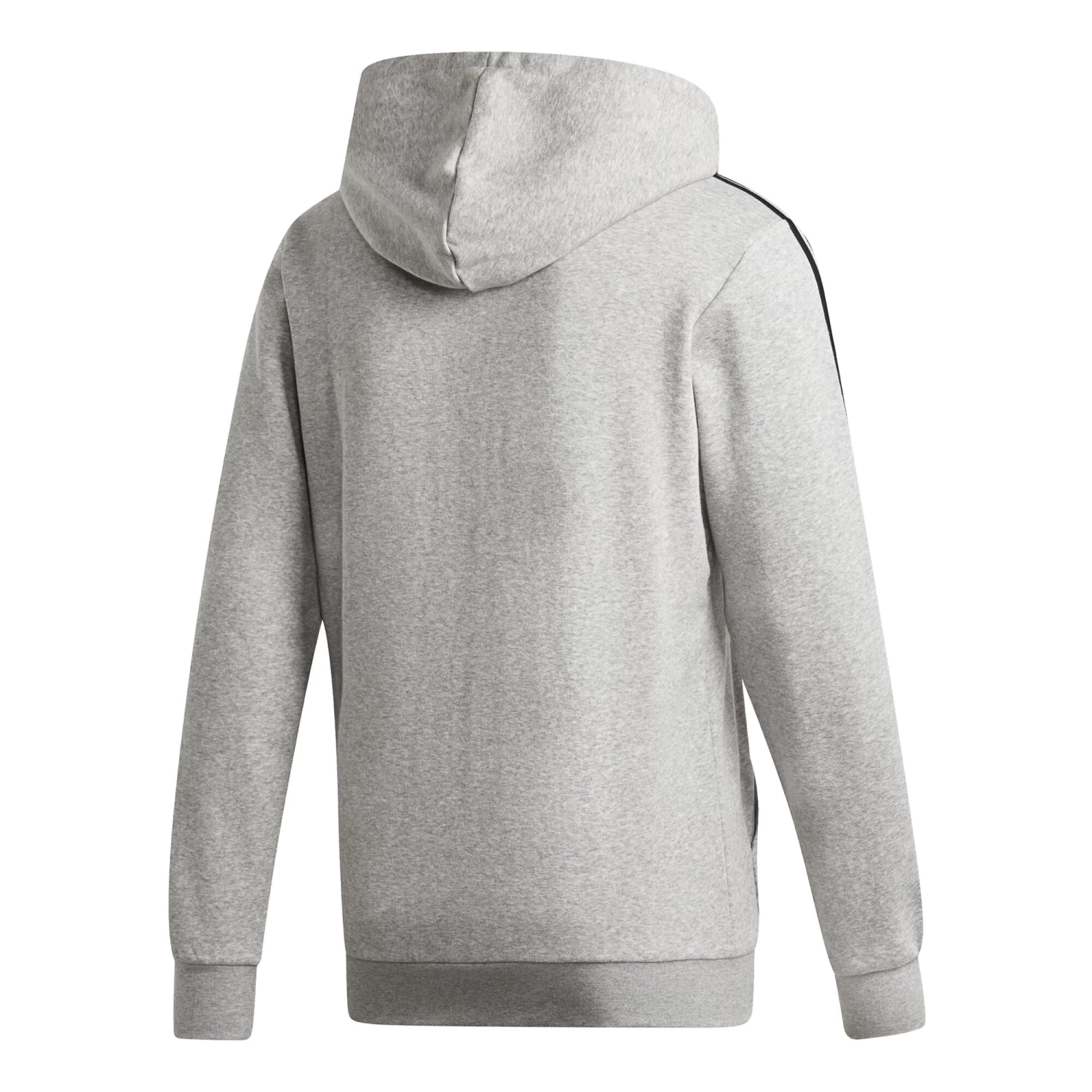 ADIDAS Essentials 3 Stripes Zip Hoodie Men - Lightgrey, Black 8 ADIDAS Essentials 3 Stripes Zip Hoodie Men - Lightgrey, Black - Image 8