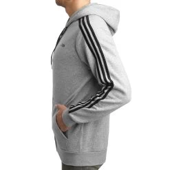 ADIDAS Essentials 3 Stripes Zip Hoodie Men - Lightgrey, Black 11 ADIDAS Essentials 3 Stripes Zip Hoodie Men - Lightgrey, Black -Sports Supplies Shop 11755000 21