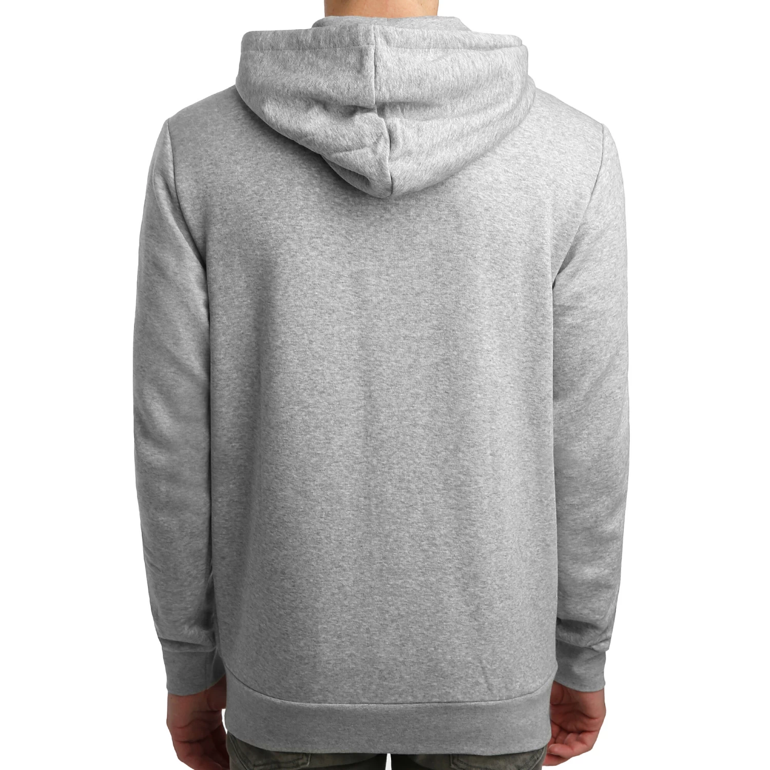 ADIDAS Essentials 3 Stripes Zip Hoodie Men - Lightgrey, Black 2 ADIDAS Essentials 3 Stripes Zip Hoodie Men - Lightgrey, Black - Image 2