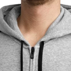 ADIDAS Essentials 3 Stripes Zip Hoodie Men - Lightgrey, Black 13 ADIDAS Essentials 3 Stripes Zip Hoodie Men - Lightgrey, Black -Sports Supplies Shop 11755000 32