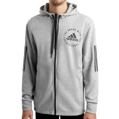 ADIDAS Sport ID Full-Zip Training Jacket Men - Lightgrey, Black