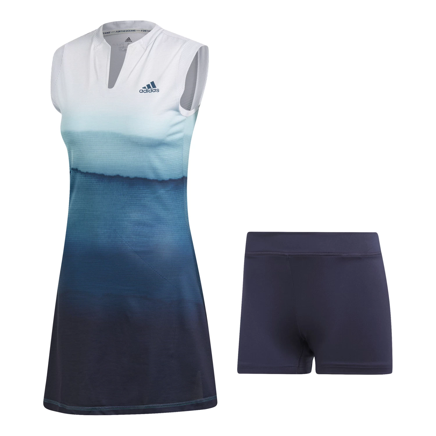 ADIDAS Parley Dress Women - White, Dark Blue 12 ADIDAS Parley Dress Women - White, Dark Blue - Image 12