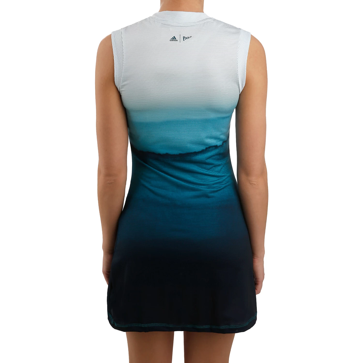 ADIDAS Parley Dress Women - White, Dark Blue 2 ADIDAS Parley Dress Women - White, Dark Blue - Image 2