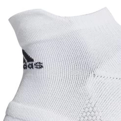 ADIDAS AlphaSkin Lightweight Cushioning Ankle Tennis Socks - White, Black -Sports Supplies Shop 12540000 11