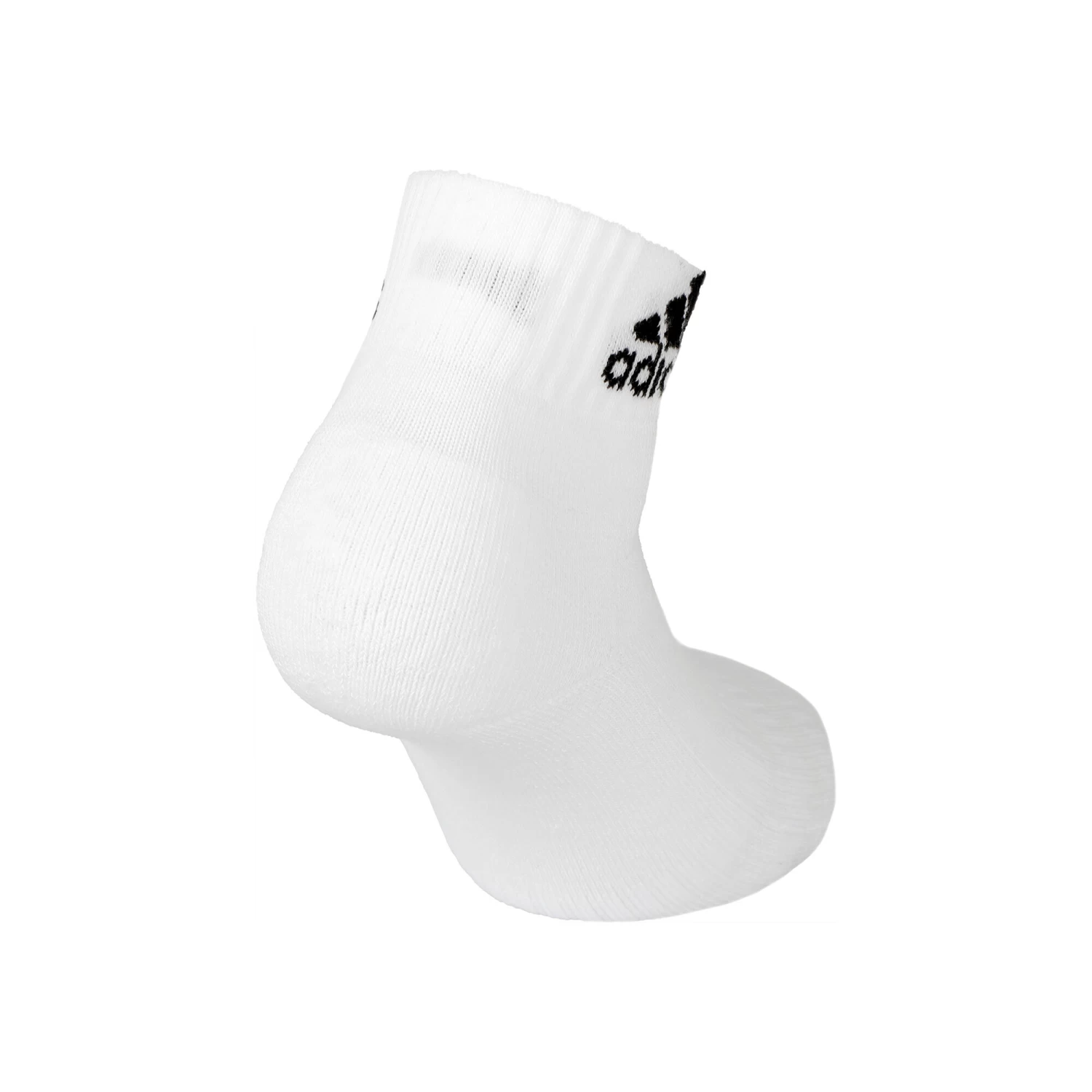 ADIDAS Essentials Sports Socks 3 Pack - White, Black 4 ADIDAS Essentials Sports Socks 3 Pack - White, Black - Image 4