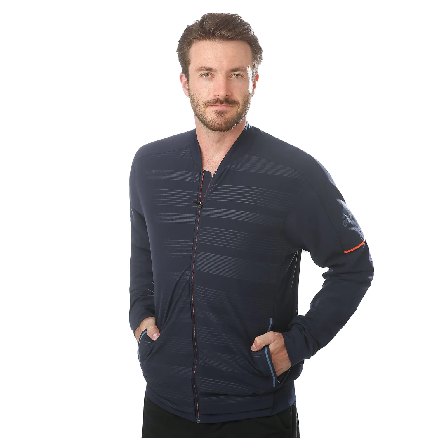 ADIDAS MatchCode Training Jacket Men - Dark Blue, Orange 3 ADIDAS MatchCode Training Jacket Men - Dark Blue, Orange - Image 3