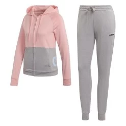 ADIDAS Linear FT Tracksuit Women - Lightgrey, Pink