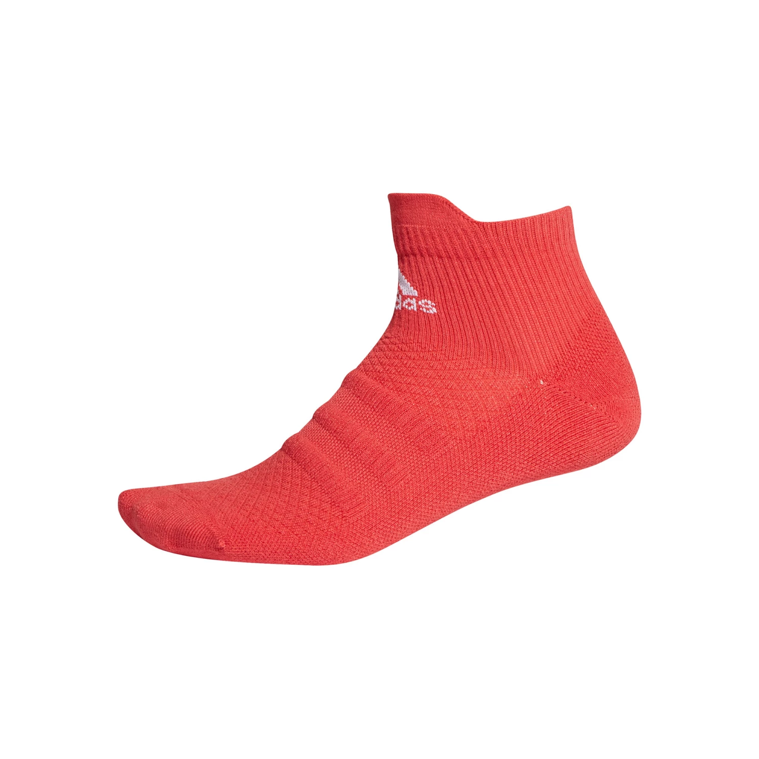 ADIDAS AlphaSkin Lightweight Cushioning Ankle Sports Socks - Coral, White 1 ADIDAS AlphaSkin Lightweight Cushioning Ankle Sports Socks - Coral, White