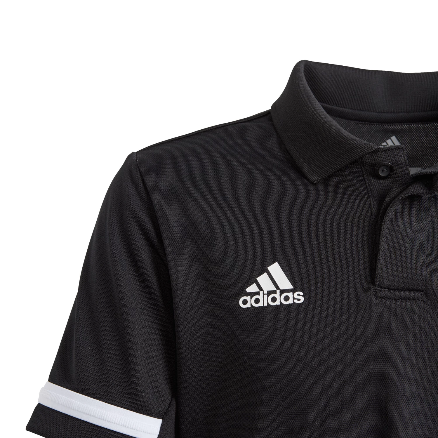 ADIDAS Team Polo Boys - Black, White 3 ADIDAS Team Polo Boys - Black, White - Image 3