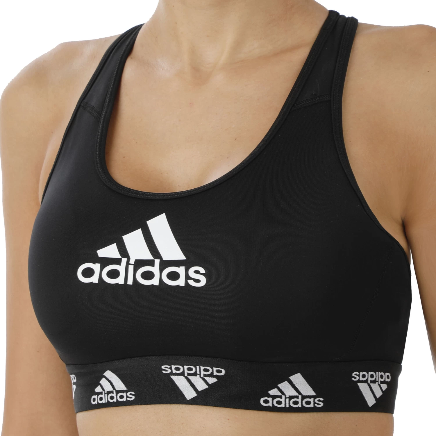 ADIDAS Don´t Rest Burned Alphaskin Badge Of Sports Bras Women - Black, White 1 ADIDAS Don´t Rest Burned Alphaskin Badge Of Sports Bras Women - Black, White