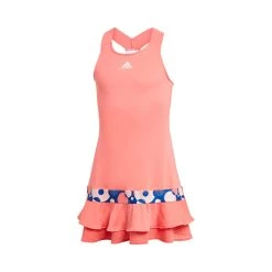 ADIDAS Frill Dress Girls - Coral, Apricot