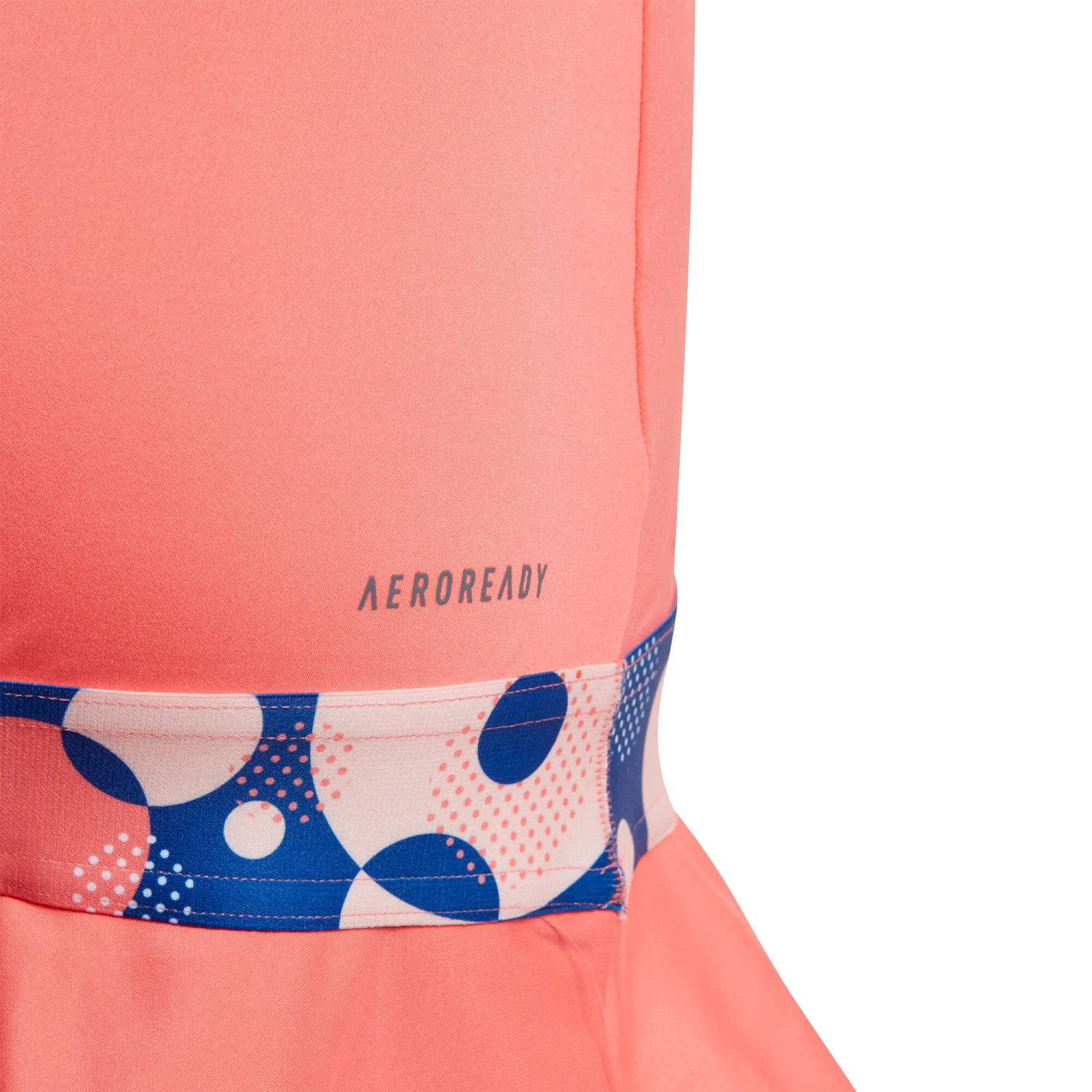 ADIDAS Frill Dress Girls - Coral, Apricot 4 ADIDAS Frill Dress Girls - Coral, Apricot - Image 4