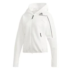 ADIDAS Z.N.E. Hooded Zip Hoodie Women - White, Black