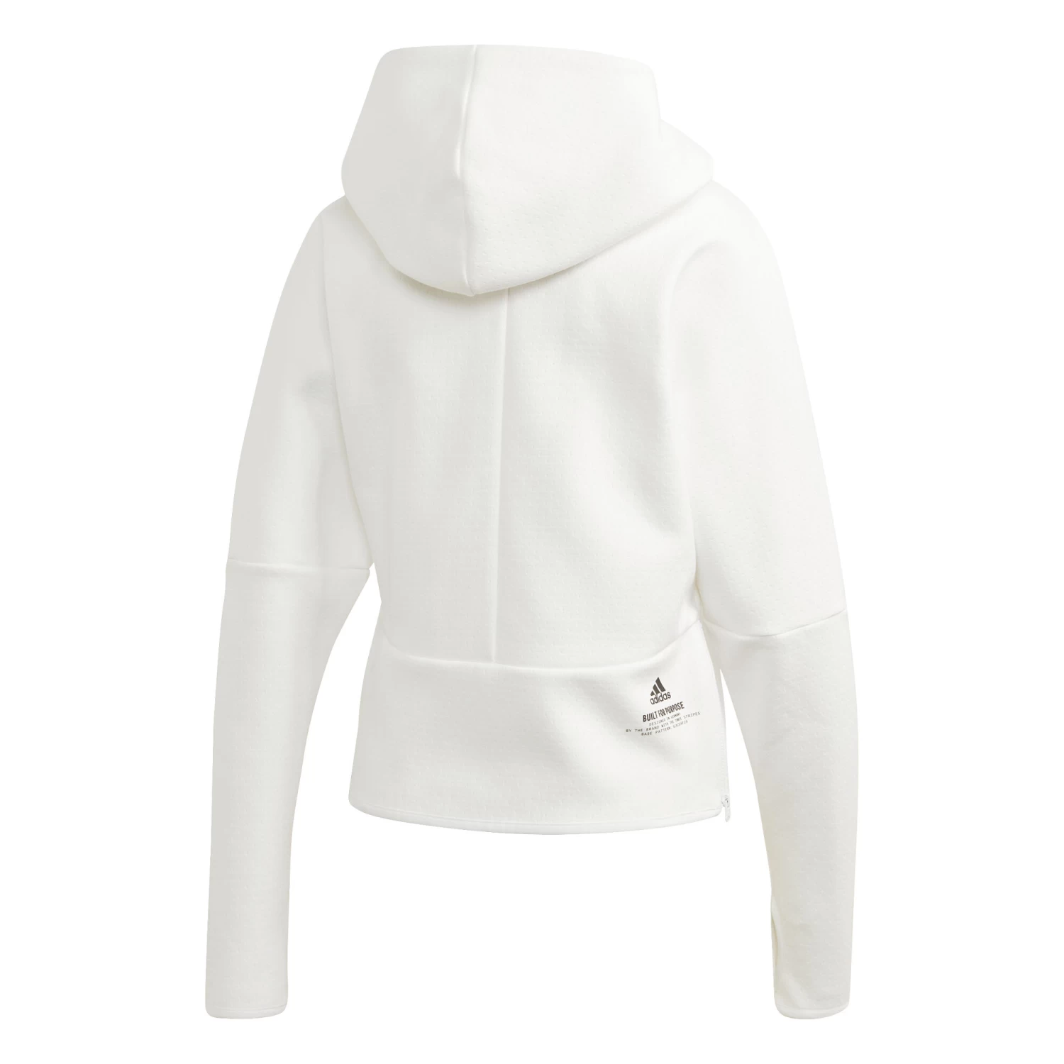 ADIDAS Z.N.E. Hooded Zip Hoodie Women - White, Black 2 ADIDAS Z.N.E. Hooded Zip Hoodie Women - White, Black - Image 2