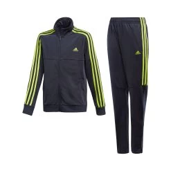 ADIDAS Tiro Tracksuit Boys - Dark Blue, Lime