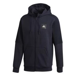 ADIDAS Must Have Full-Zip Hooded Zip Hoodie Men - Dark Blue, Black