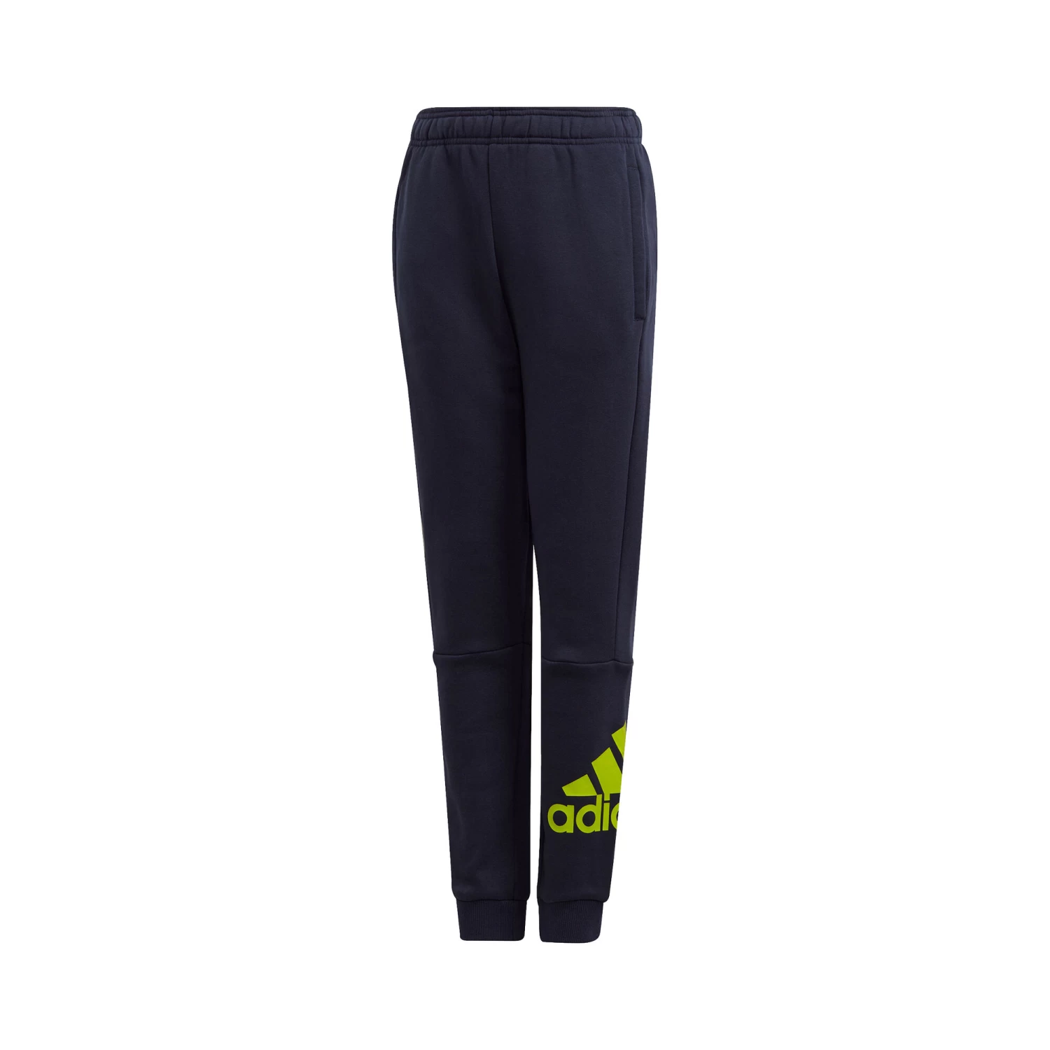 ADIDAS Must Have Badge Of Sport Training Pants Boys - Dark Blue, Neon Yellow 1 ADIDAS Must Have Badge Of Sport Training Pants Boys - Dark Blue, Neon Yellow