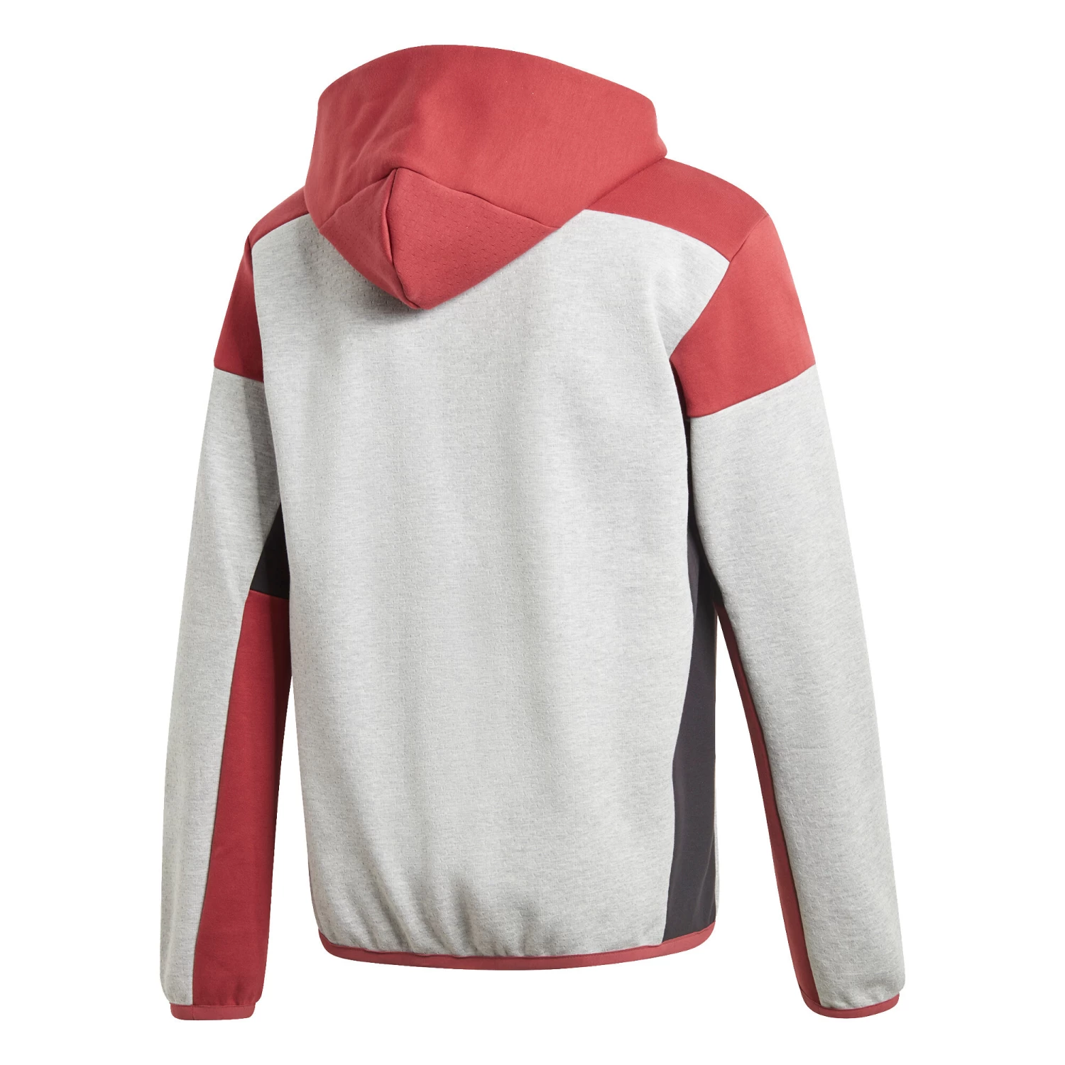 ADIDAS Z.N.E. Full-Zip Hoodie Men - Grey, Red 2 ADIDAS Z.N.E. Full-Zip Hoodie Men - Grey, Red - Image 2